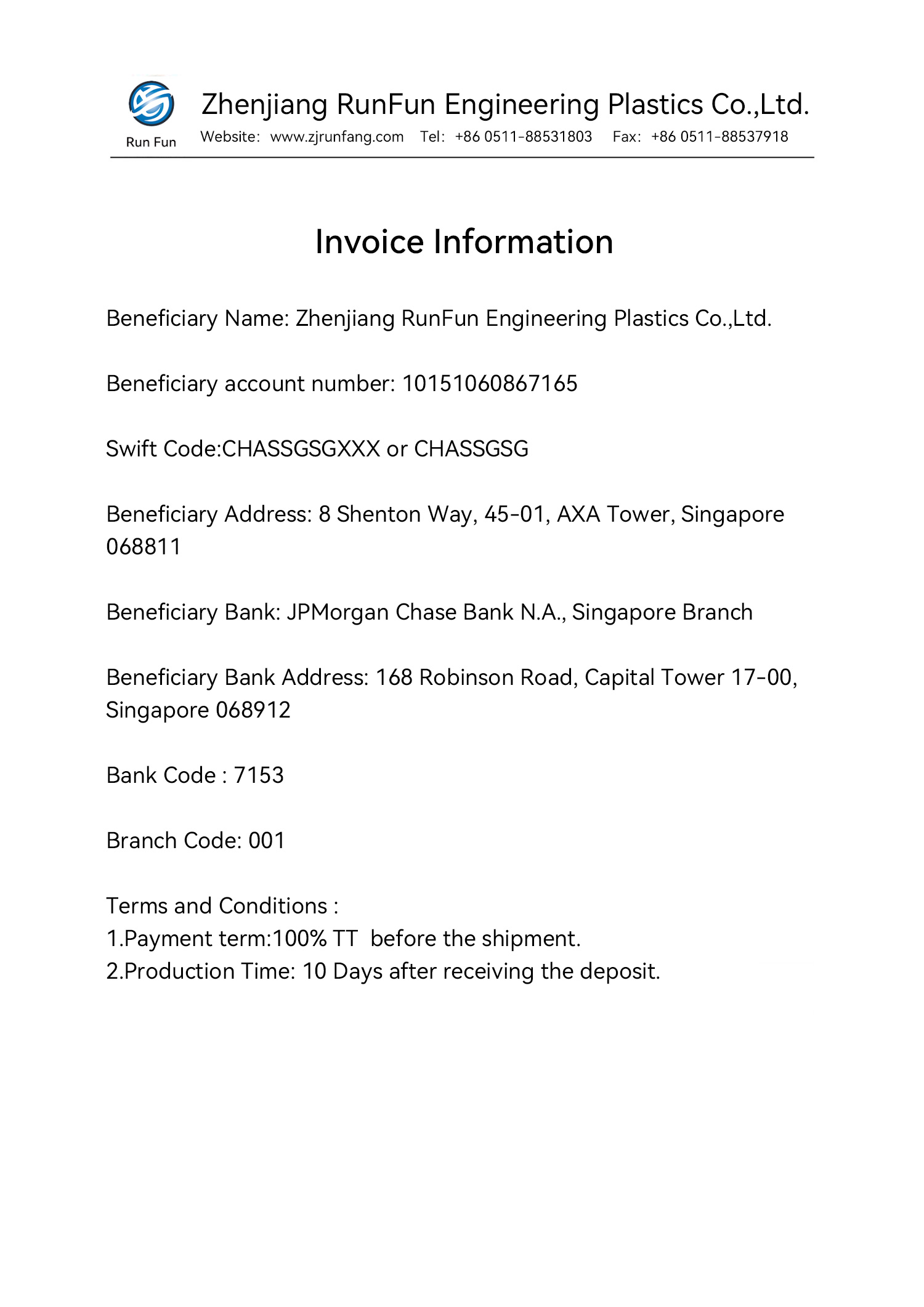 Company Information