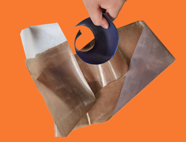 Single-sided Sodium Treated Color PTFE Film with Adhesive Backing, Teflon Film, Polytetrafluoroethylene Film