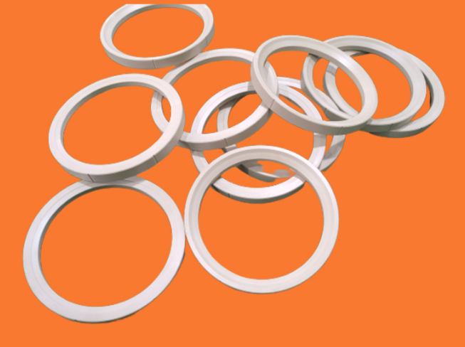 PEEK retaining rings, sealing rings, split PEEK retaining rings, PEEK valve seats, gaskets