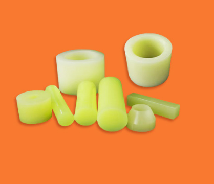 Non-standard special-shaped PU (Polyurethane) parts, 90A hardness PU square sheets, stamped gaskets, solid PU rods