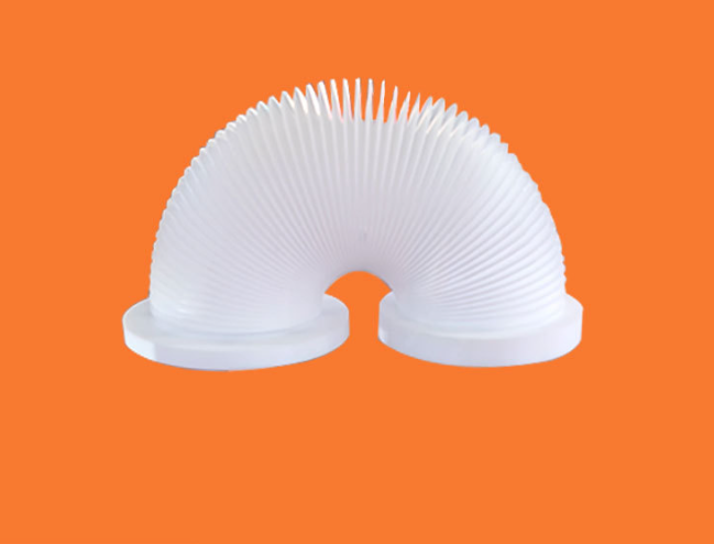 CNC Machining Supply Injection Molded PTFE Bellows, Large-Size PTFE Products, CNC Engraved Parts