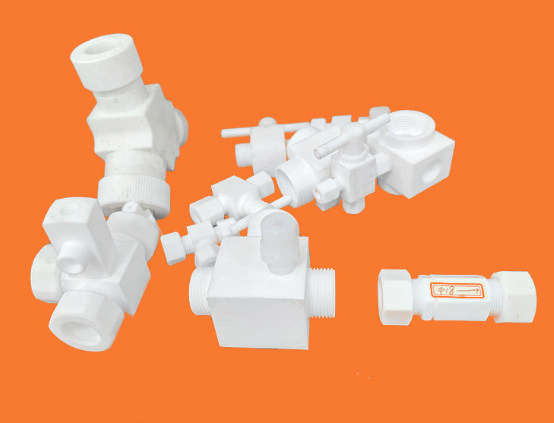 Supply PTFE valves, custom non-standard PTFE valve bodies