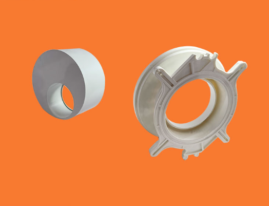 CPVC injection molded parts, machined & molded UPVC products