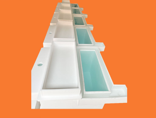 Non-standard Welded Anti-corrosion Sealed PTFE Reaction Tank, PTFE Filter Tank, PTFE Plastic Tank
