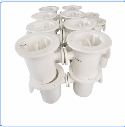PP Cyclone Tower Blade, Cyclone Plate Tower Mist Eliminator, Square Cyclone Tower Blade, Wet Dust Removal Cyclone Device Blade