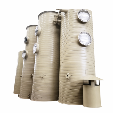 Supply PP Horizontal Spray Towers, PPH Horizontal Square Spray Towers, PPH Scrubbers, Polypropylene PP Scrubbers